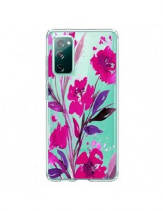 Coque Samsung Galaxy S20 Roses Fleur Flower Transparente...