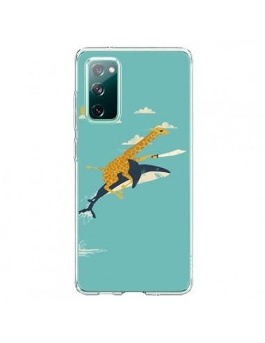Coque Samsung Galaxy S20 Girafe Epee Requin Volant - Jay Fleck