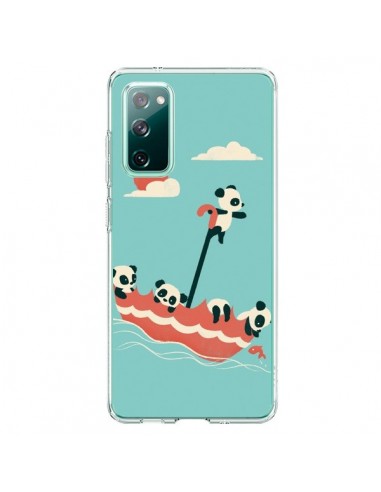 Coque Samsung Galaxy S20 Parapluie Flottant Panda - Jay Fleck