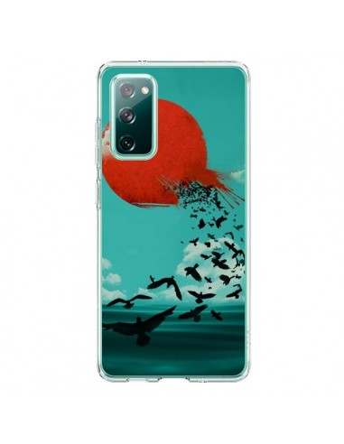 Coque Samsung Galaxy S20 Soleil Oiseaux Mer - Jay Fleck