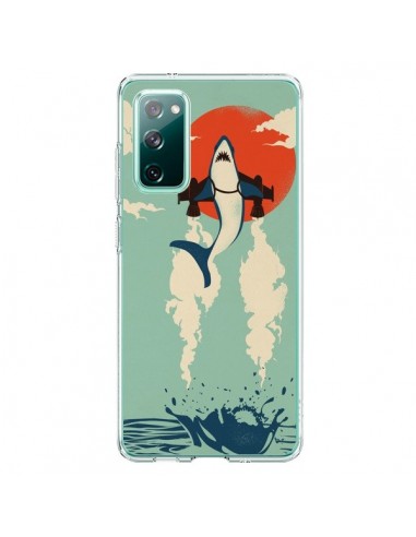 Coque Samsung Galaxy S20 Requin Avion Volant - Jay Fleck