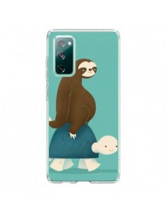 Coque Samsung Galaxy S20 Tortue Taxi Singe Slow Ride -...