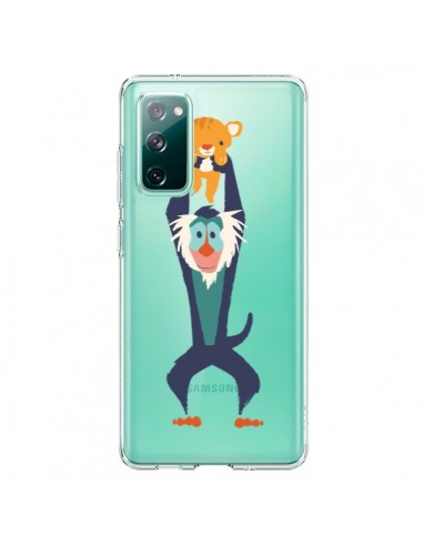 Coque Samsung Galaxy S20 Futur Roi Lion King Rafiki Transparente - Jay Fleck