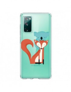 Coque Samsung Galaxy S20 Renard et Koala Love...