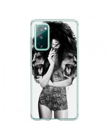 Coque Samsung Galaxy S20 Femme Lion - Jenny Liz Rome