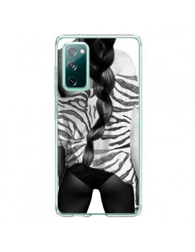 Coque Samsung Galaxy S20 Femme Zebre - Jenny Liz Rome