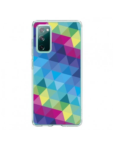 Coque Samsung Galaxy S20 Azteque Gheo Bleu - Javier Martinez