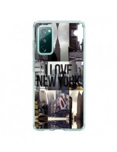 Coque Samsung Galaxy S20 I love New Yorck City noir -...