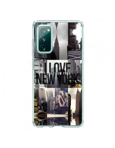 Coque Samsung Galaxy S20 I love New Yorck City noir - Javier Martinez