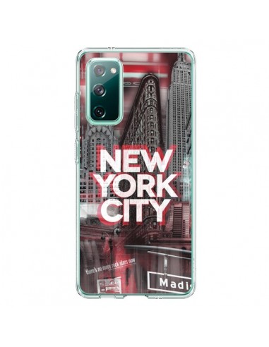Coque Samsung Galaxy S20 New York City Rouge - Javier Martinez