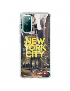 Coque Samsung Galaxy S20 New York City Jaune - Javier...