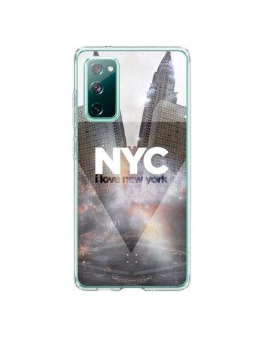 Coque Samsung Galaxy S20 I Love New York City Gris - Javier Martinez