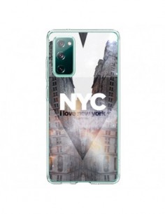 Coque Samsung Galaxy S20 I Love New York City Orange -...