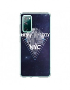 Coque Samsung Galaxy S20 New York City Triangle Bleu -...