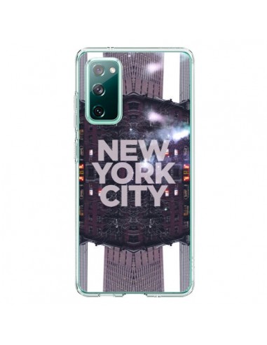 Coque Samsung Galaxy S20 New York City Violet - Javier Martinez