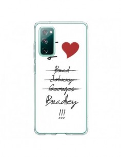 Coque Samsung Galaxy S20 I love Bradley Coeur Amour -...