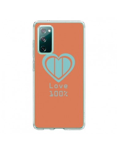 Coque Samsung Galaxy S20 Love 100% Coeur Amour - Julien Martinez