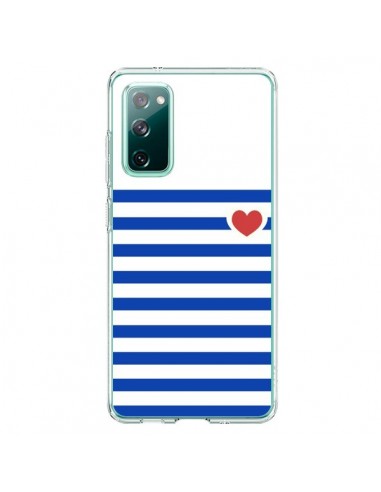 Coque Samsung Galaxy S20 Mariniere Coeur - Jonathan Perez