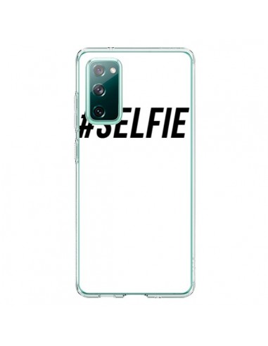 Coque Samsung Galaxy S20 Hashtag Selfie Noir Vertical - Jonathan Perez