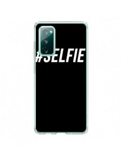 Coque Samsung Galaxy S20 Hashtag Selfie Blanc Vertical -...