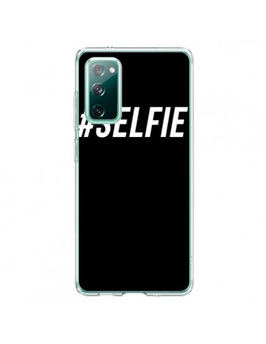 Coque Samsung Galaxy S20 Hashtag Selfie Blanc Vertical - Jonathan Perez
