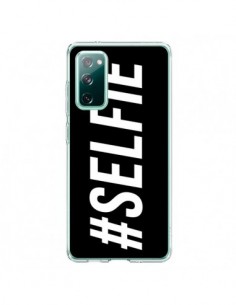 Coque Samsung Galaxy S20 Hashtag Selfie Noir Horizontal -...