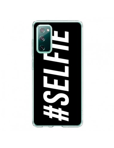 Coque Samsung Galaxy S20 Hashtag Selfie Noir Horizontal - Jonathan Perez