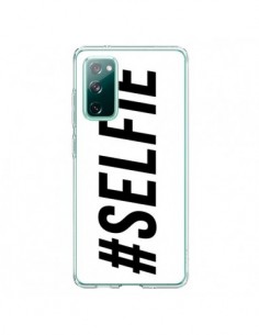 Coque Samsung Galaxy S20 Hashtag Selfie Blanc Horizontal...
