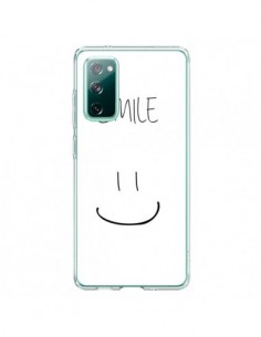 Coque Samsung Galaxy S20 Smile Souriez en Blanc -...