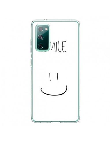 Coque Samsung Galaxy S20 Smile Souriez en Blanc - Jonathan Perez