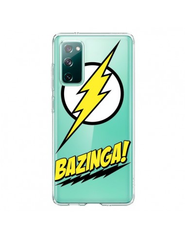 Coque Samsung Galaxy S20 Bazinga Sheldon The Big Bang Thoery Transparente - Jonathan Perez