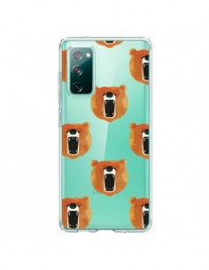 Coque Samsung Galaxy S20 Ours Ourson Bear Transparente -...