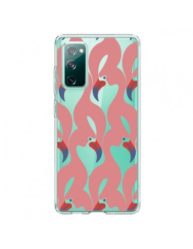 Coque Samsung Galaxy S20 Flamant Rose Flamingo Transparente - Dricia Do