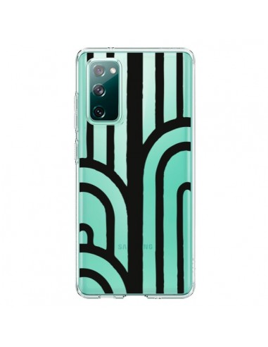 Coque Samsung Galaxy S20 Geometric Noir Transparente - Dricia Do