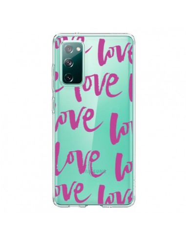 Coque Samsung Galaxy S20 Love Love Love Amour Transparente - Dricia Do