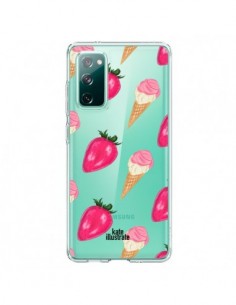 Coque Samsung Galaxy S20 Strawberry Ice Cream Fraise...