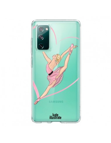 Coque Samsung Galaxy S20 Ballerina Jump In The Air Ballerine Danseuse Transparente - kateillustrate