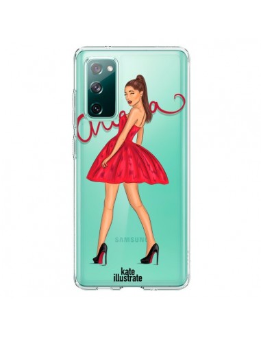 Coque Samsung Galaxy S20 Ariana Grande Chanteuse Singer Transparente - kateillustrate