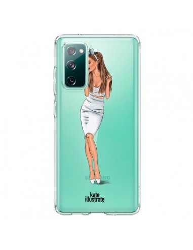 Coque Samsung Galaxy S20 Ice Queen Ariana Grande Chanteuse Singer Transparente - kateillustrate