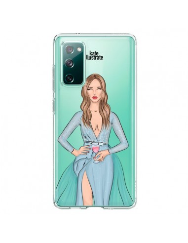 Coque Samsung Galaxy S20 Cheers Diner Gala Champagne Transparente - kateillustrate