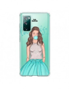 Coque Samsung Galaxy S20 Bubble Girls Tiffany Bleu...