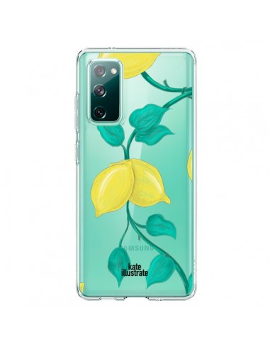 Coque Samsung Galaxy S20 Lemons Citrons Transparente - kateillustrate