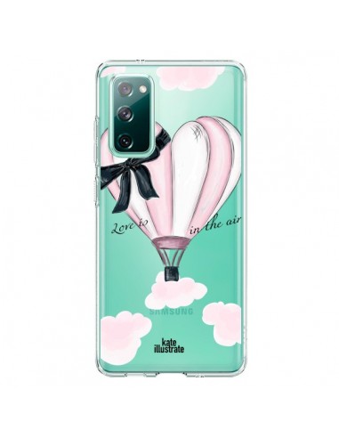 Coque Samsung Galaxy S20 Love is in the Air Love Montgolfier Transparente - kateillustrate