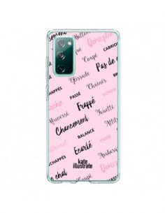 Coque Samsung Galaxy S20 Ballerina Ballerine Mots -...