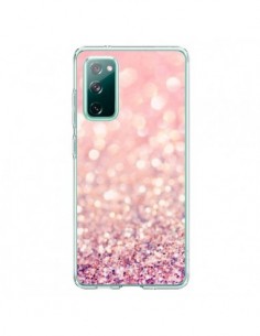 Coque Samsung Galaxy S20 Paillettes Blush - Lisa...