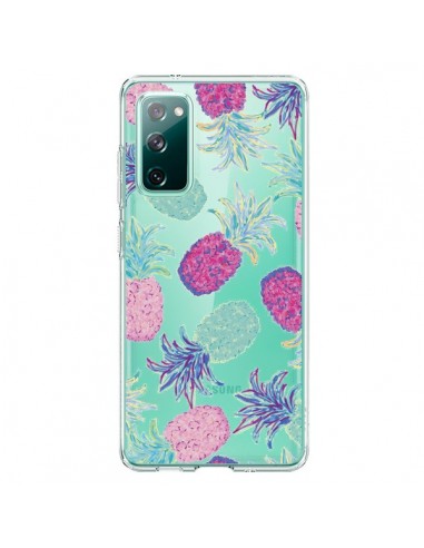 Coque Samsung Galaxy S20 Ananas Pineapple Fruit Ete Summer Transparente - Lisa Argyropoulos