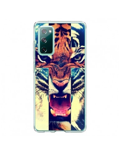 Coque Samsung Galaxy S20 Tigre Swag Croix Roar Tiger - Laetitia