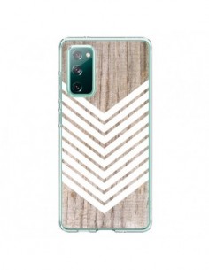Coque Samsung Galaxy S20 Tribal Aztèque Bois Wood Flèche...