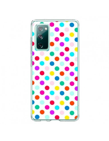 Coque Samsung Galaxy S20 Pois Multicolores - Laetitia