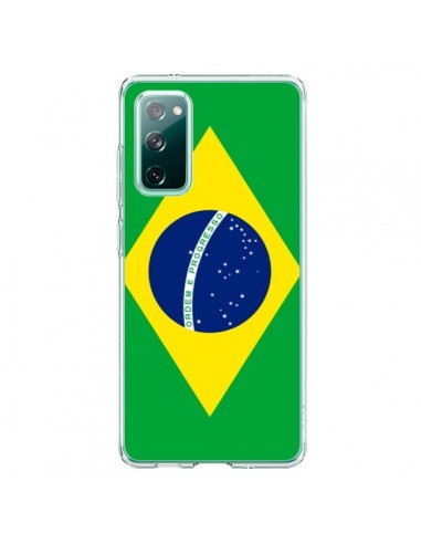 Coque Samsung Galaxy S20 Drapeau Brésil Brésilien - Laetitia